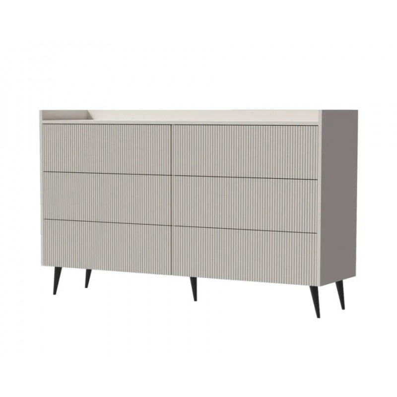 Комод ADEMO REG 3 150х92х41 кашемір / кашемір Jurek