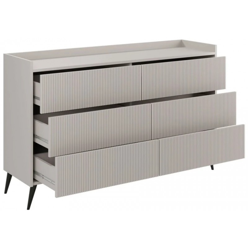 Комод ADEMO REG 3 150х92х41 кашемір / кашемір Jurek