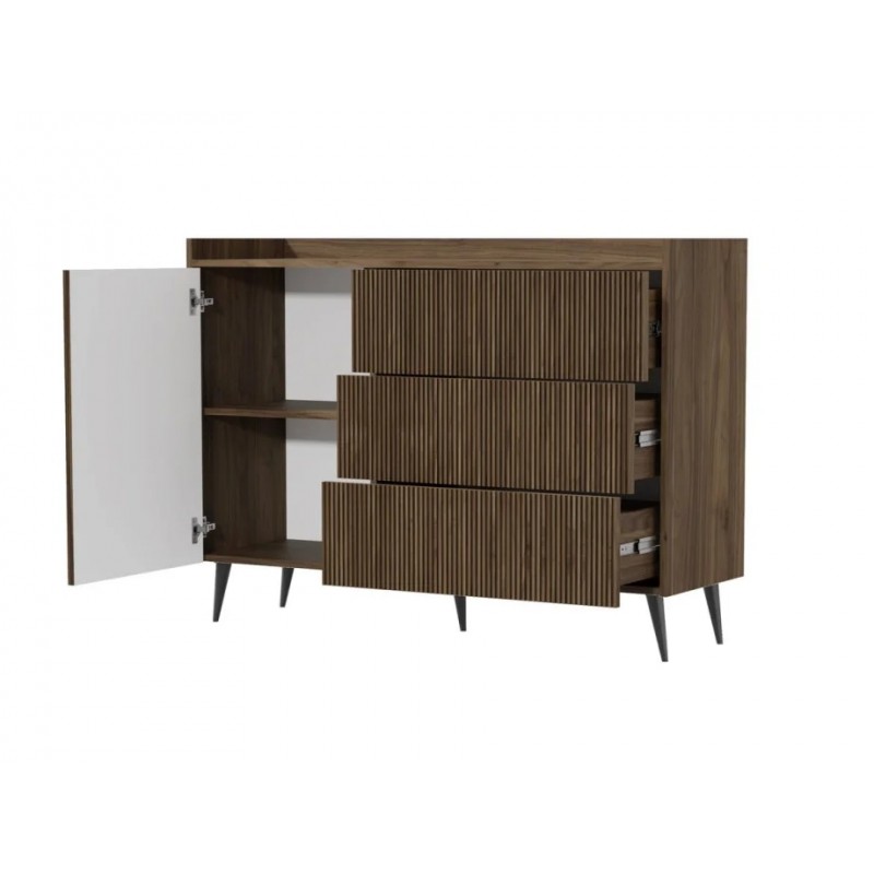 Комод ADEMO REG 4 126х92х41 горіх / горіх Jurek