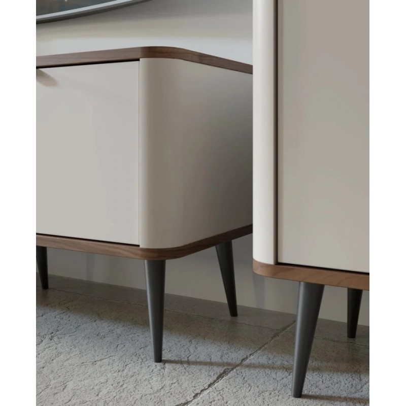 Комод MARLY REG 7 160х82х40 кашемір / горіх Jurek