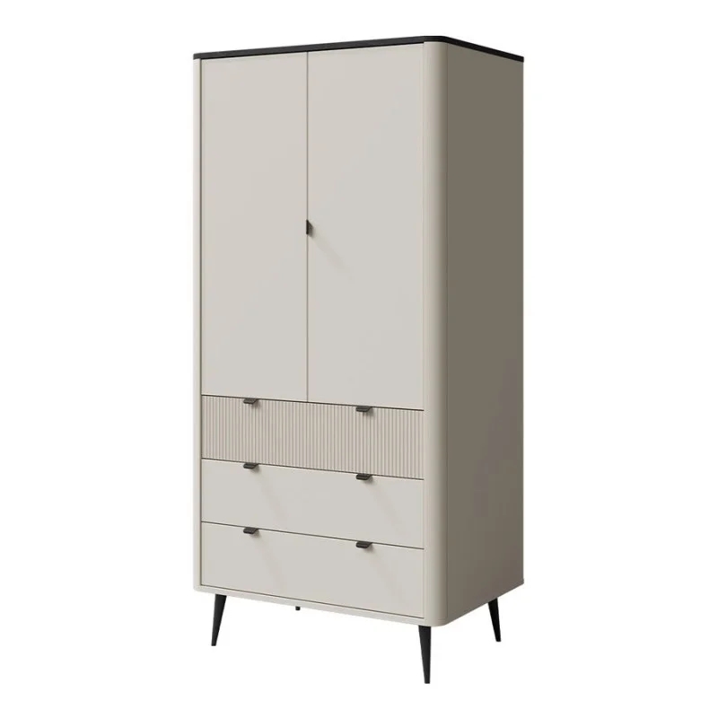 Вітрина MARLY REG 1 90х191х40 кашемір / сірий Jurek