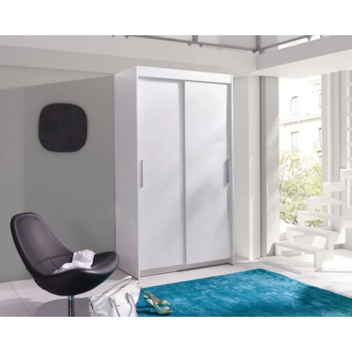 Шафа-купе KARO 100 100х216х60 білий / білий Jurek