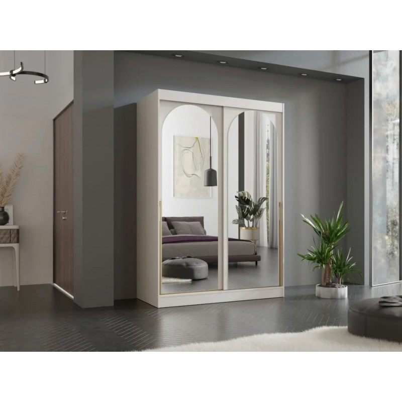 Шафа-купе MODIN 150 150х215х65 кашемір / золотий Jurek