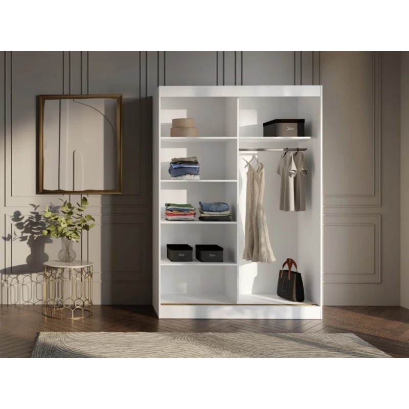 Шафа-купе MODIN 200 200х215х65 білий / чорний Jurek