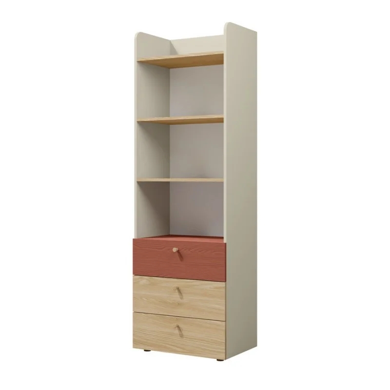 Шафа YUKI REG 5 60х185х40 сірий / бежевий / дуб / коньяк Jurek