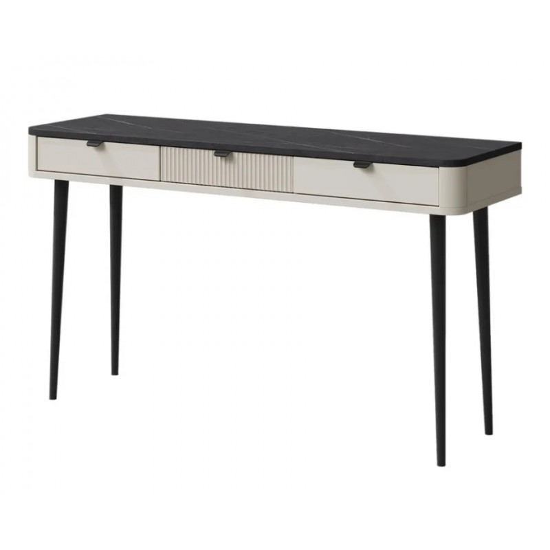 Туалетний столик MARLY REG 15 130х82х40 кашемір / сірий Jurek