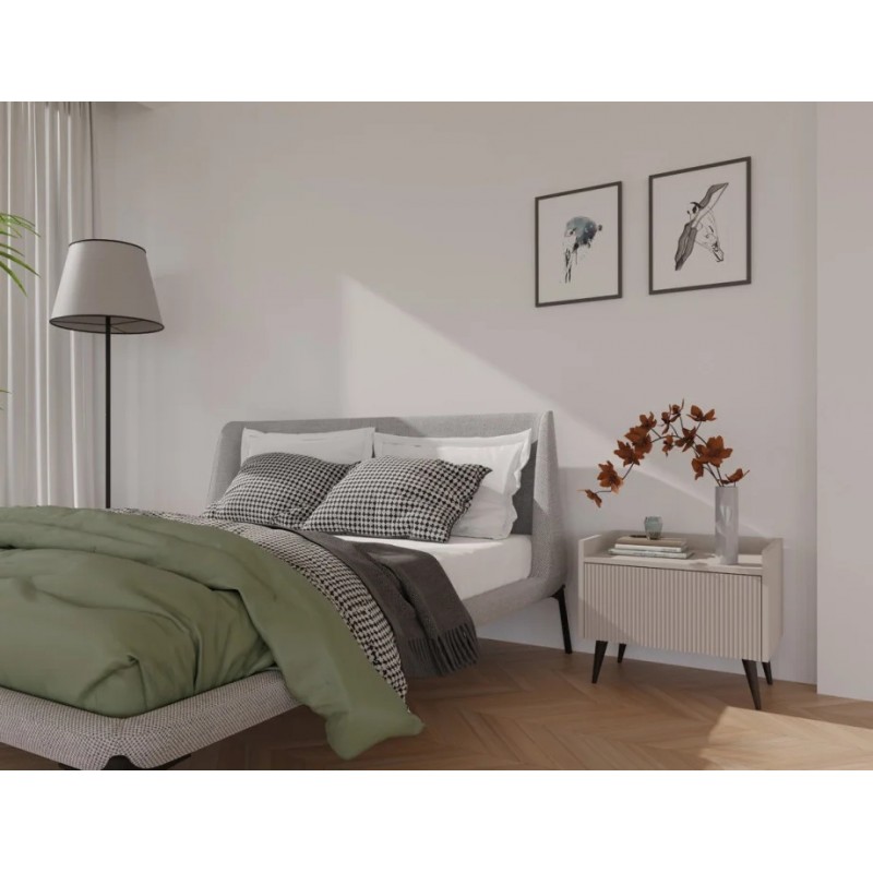 Тумба приліжкова ADEMO REG 8 52х45х41 кашемір / кашемір Jurek