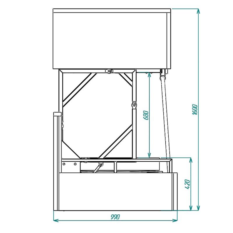 Диван-трансформер RUMI (Stone) Knap Knap