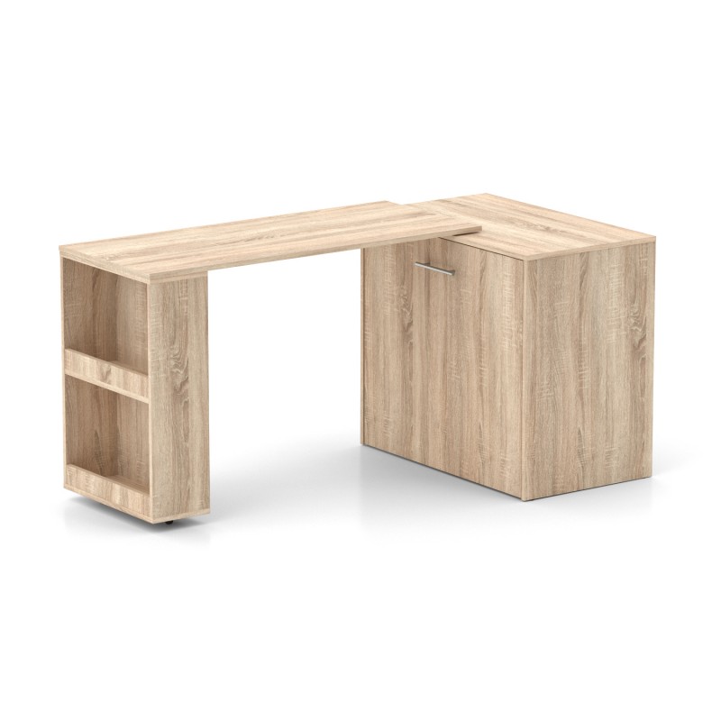 Ліжко-трансформер + Письмовий стіл + Тумба + Комод Sirim-C1 (4 в 1) / (Дуб сонома) Knap Knap