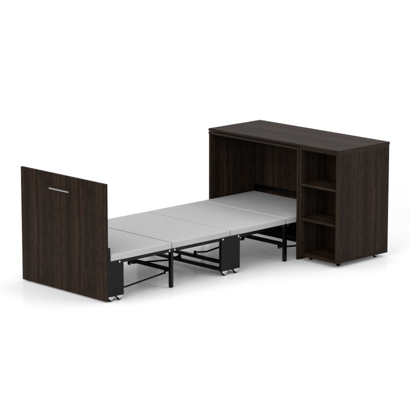 Ліжко-трансформер + Письмовий стіл + Тумба + Комод Sirim-C2 (4 в 1) / (Венге) Knap Knap
