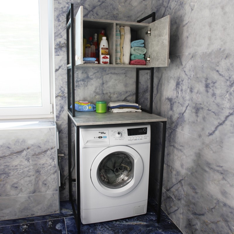 Стелаж полиця Lavi-2 для пральної машини (Графіт) Knap Knap