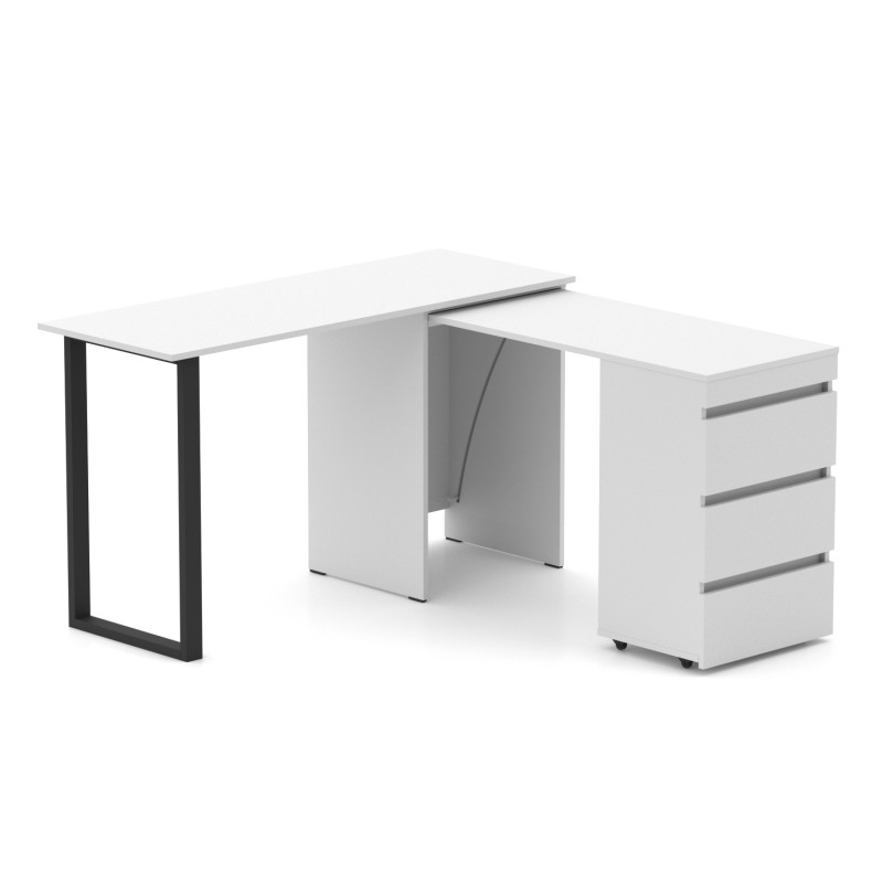 Стіл-комод трансформер Shiron-Jumbo (Білий) Knap Knap