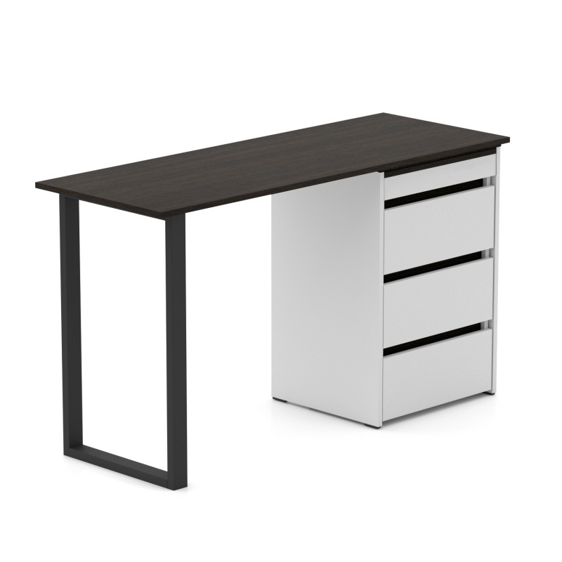 Стіл-комод трансформер Shiron-Jumbo (Білий та Венге) Knap Knap