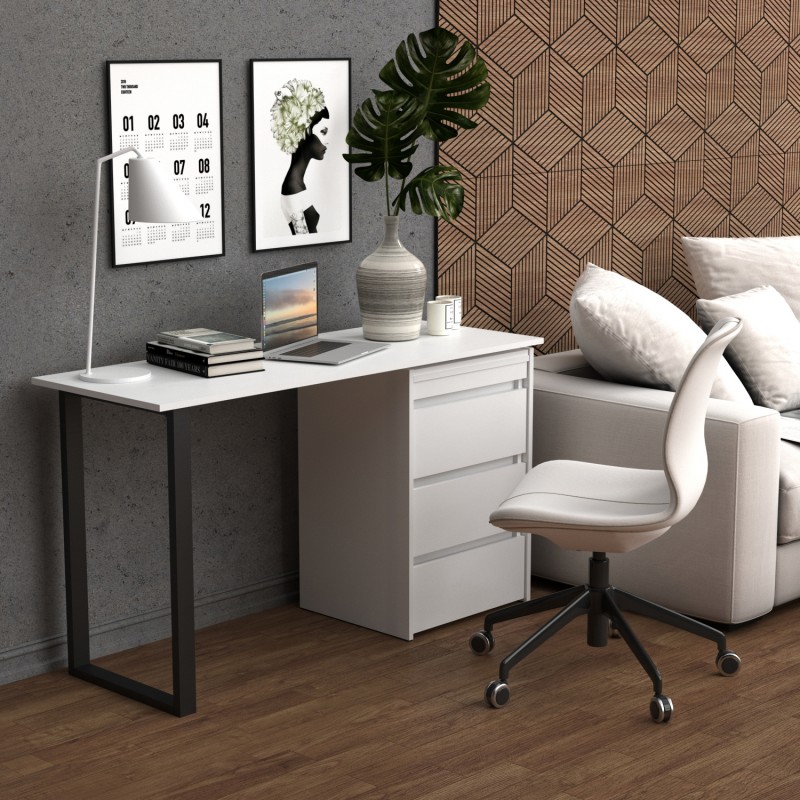 Стіл-комод трансформер Shiron-Jumbo (Білий та Венге) Knap Knap