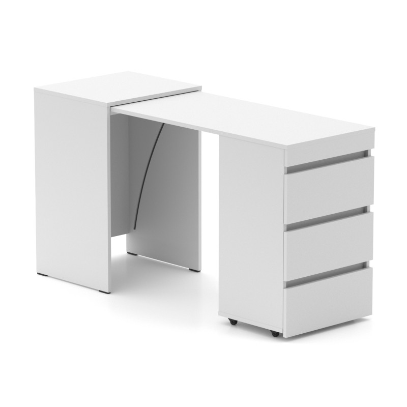 Стіл-комод трансформер Shiron (Білий) 
Knap Knap