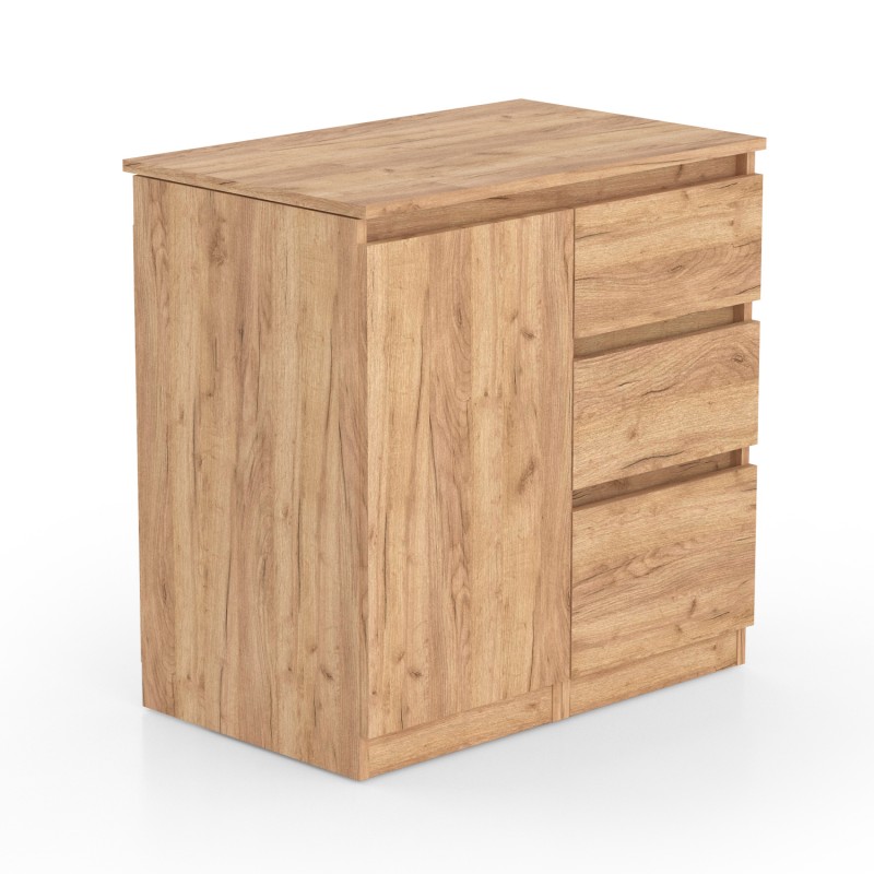 Стіл-комод трансформер розсувний Frenzy (Дуб крафт золотий) 
Knap Knap