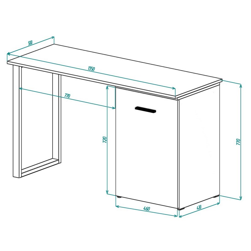 Стіл-трансформер Hobana-Jumbo Ш1 (Ательє світлий) Knap Knap