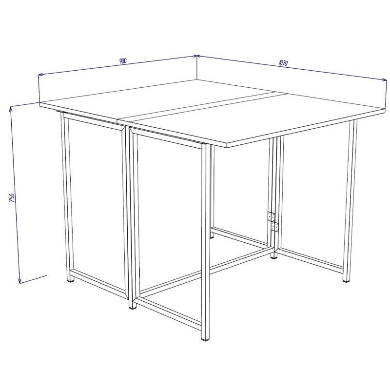 Стіл-трансформер Spier DUO (Дуб крафт золотий) 
Knap Knap