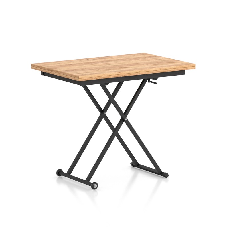 Стіл-трансформер з регулюванням висоти  розкладний Dragonfly (Дуб крафт золотий) Knap Knap