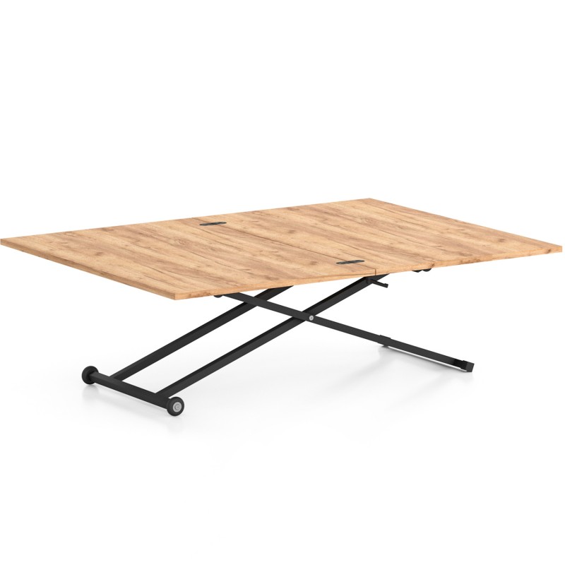 Стіл-трансформер з регулюванням висоти  розкладний Dragonfly (Дуб крафт золотий) Knap Knap