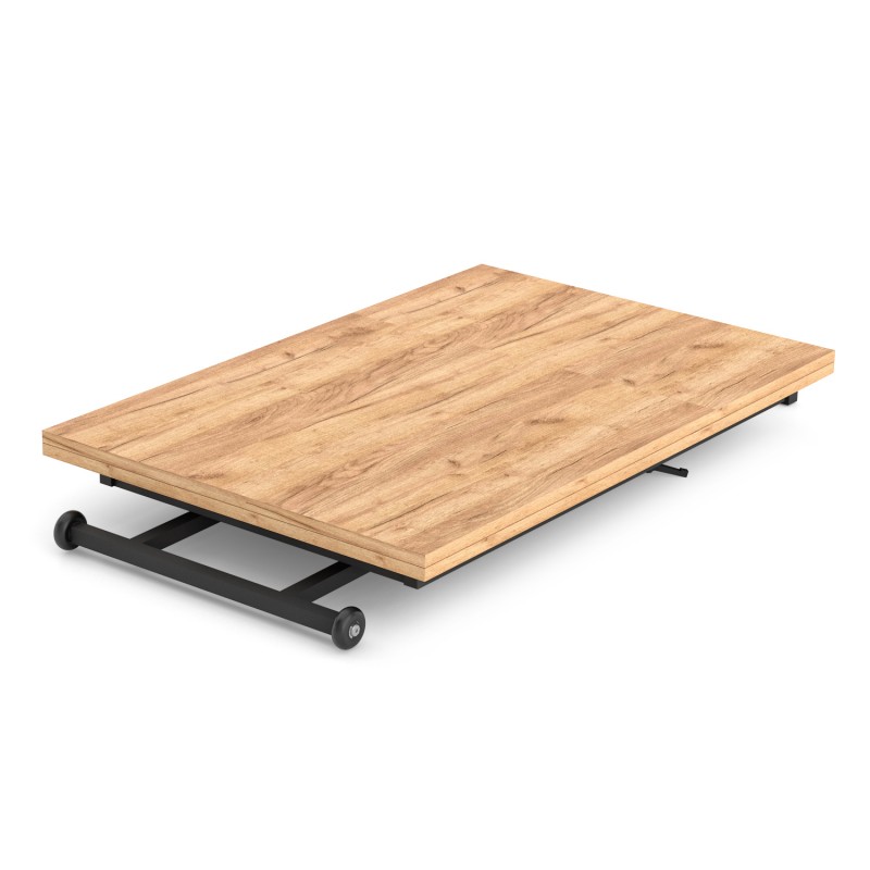 Стіл-трансформер з регулюванням висоти  розкладний Dragonfly (Дуб крафт золотий) Knap Knap