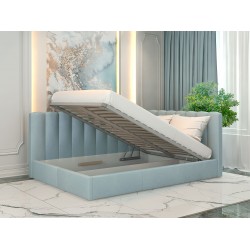 М’яке ліжко “Скандинавія” з підйомним механізмом Меблі ЛЕВ