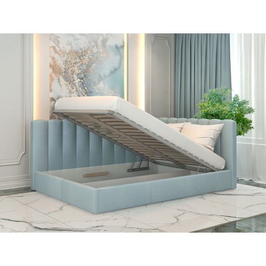 М’яке ліжко “Скандинавія” з підйомним механізмом Меблі ЛЕВ