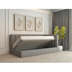 М’яке ліжко “Скандинавія” односпальне з підйомним механізмом Меблі ЛЕВ