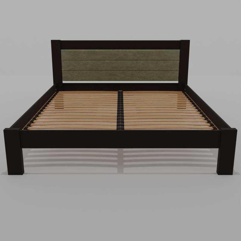 Двоспальне ліжко (дерево) Лунга 160х200 Венге