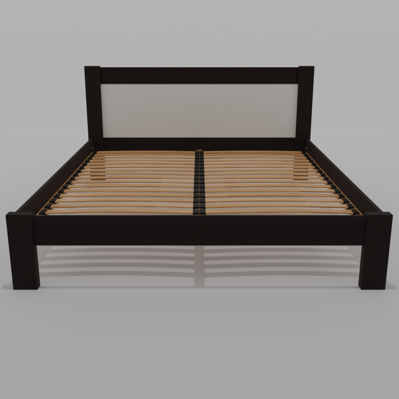 Двоспальне ліжко (дерево) Неаполь 180х200 Венге