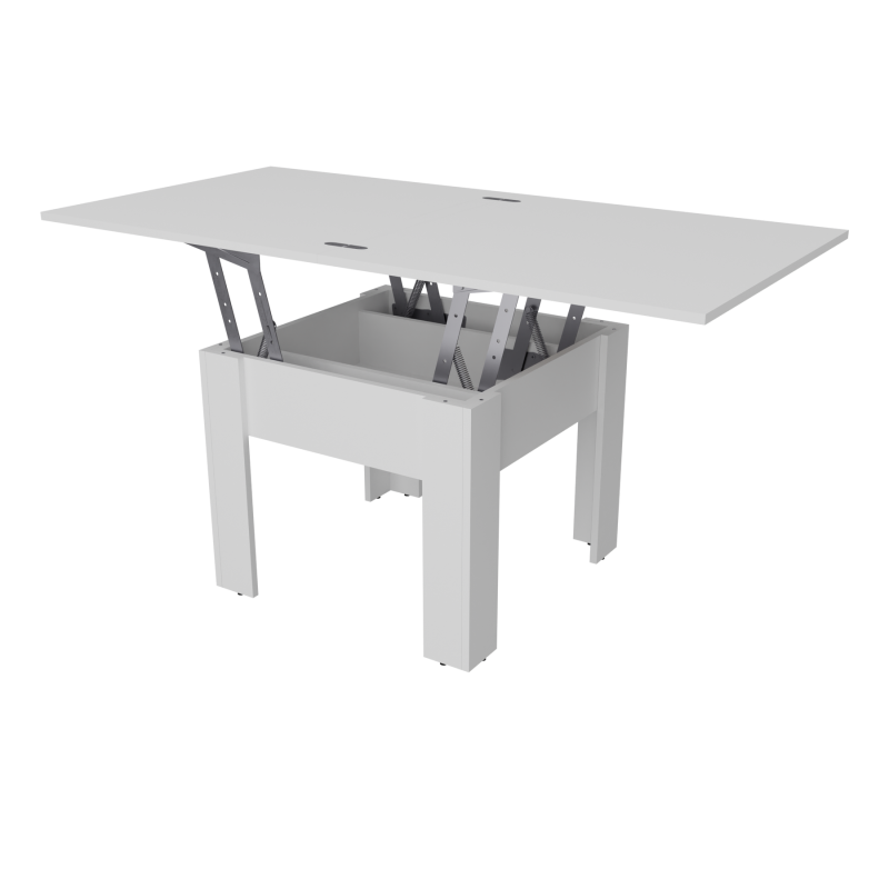 Журнальний стіл-трансформер Неман КОМФОРТ ЛАЙТ Білий