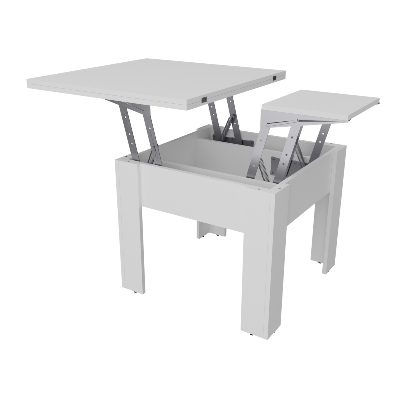 Журнальний стіл-трансформер Неман КОМФОРТ ЛАЙТ Білий