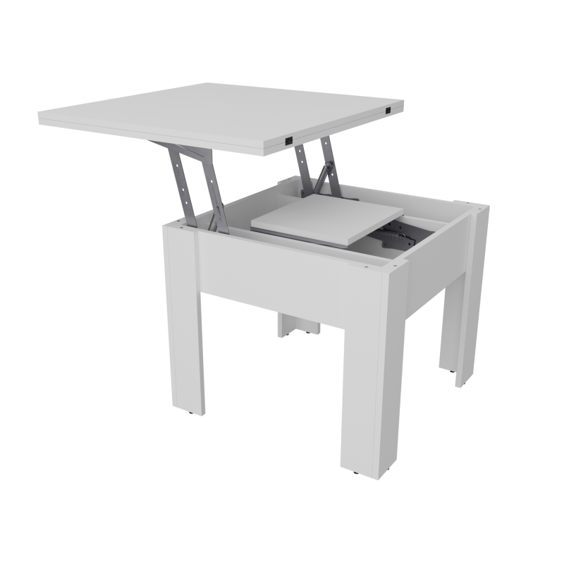 Журнальний стіл-трансформер Неман КОМФОРТ ЛАЙТ Білий