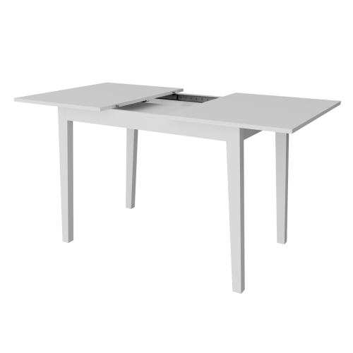 Обідній розкладний стіл Неман БРАВО МДФ Білий