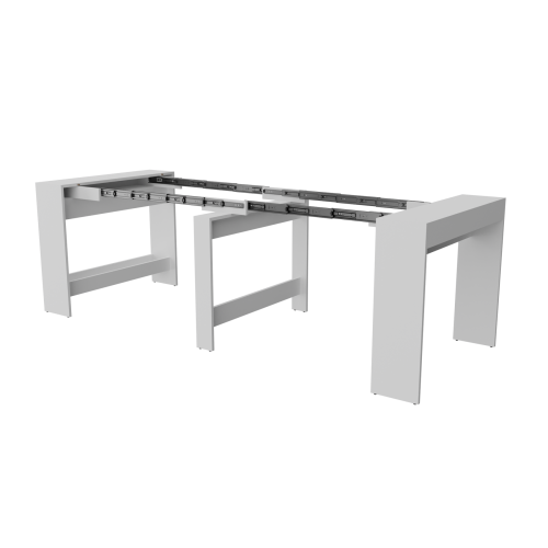 Обідній розсувний стіл для кухні Неман ПІТОН Білий