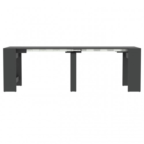 Обідній розсувний стіл для кухні Неман ПІТОН Лайт Антрацит