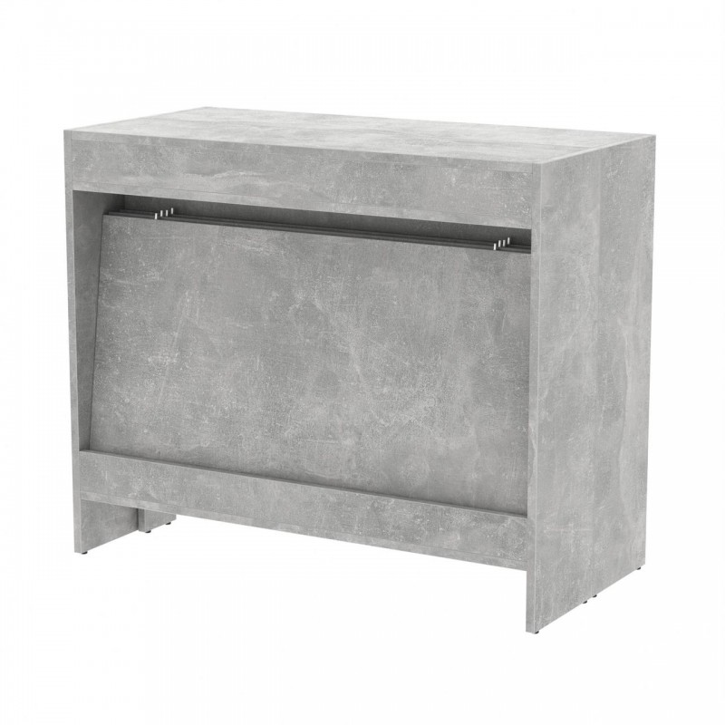 Обідній розсувний стіл для кухні Неман ПІТОН Лайт Бетон