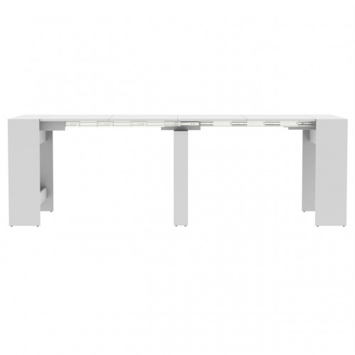 Обідній розсувний стіл для кухні Неман ПІТОН Лайт Білий