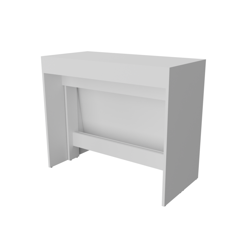 Обідній розсувний стіл для кухні Неман ПІТОН Лайт Білий