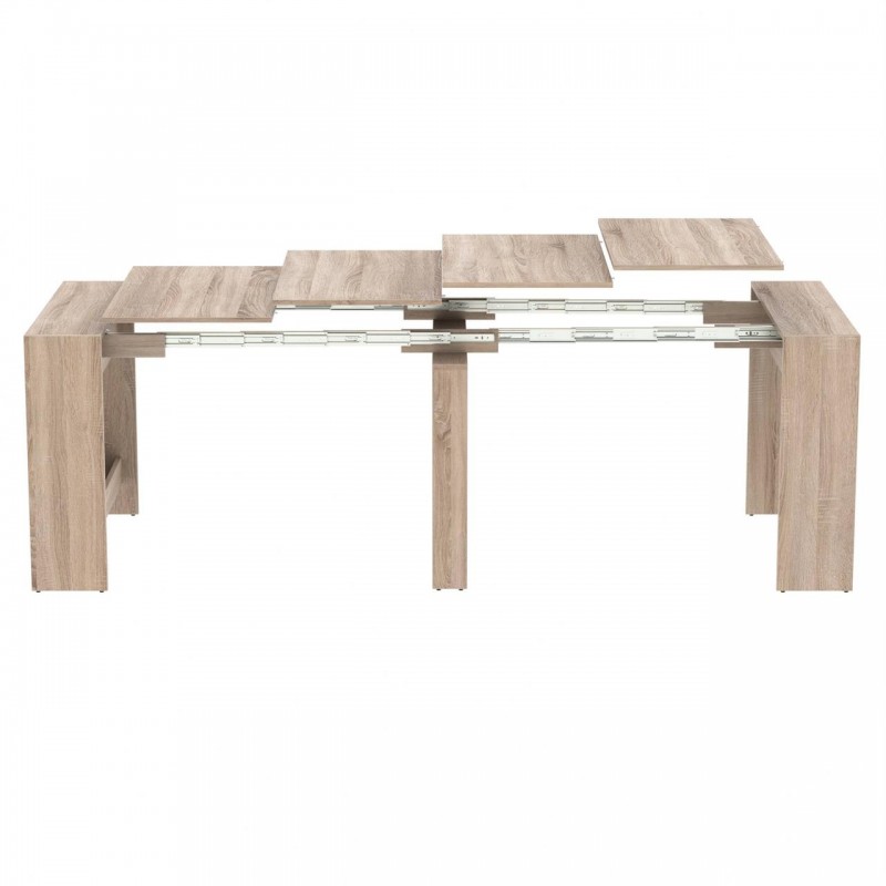 Обідній розсувний стіл для кухні Неман ПІТОН Лайт Дуб Сонома