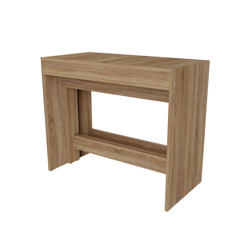 Обідній розсувний стіл для кухні Неман ПІТОН Лайт Дуб Сонома