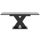 Обідній розсувний стіл Неман ЛАМАР МДФ Чорний глянець
