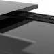 Обідній розсувний стіл Неман ЛАМАР МДФ Чорний глянець