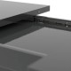 Обідній розсувний стіл Неман ЛАМАР МДФ Сірий глянець