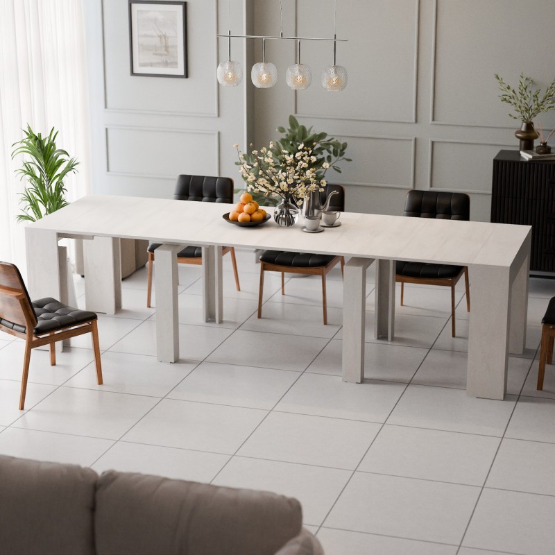 Обідній розсувний стіл Неман ПІТОН Люкс Шовковий камінь