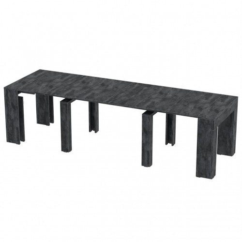 Обідній розсувний стіл Неман ПІТОН Люкс Вугільний камінь