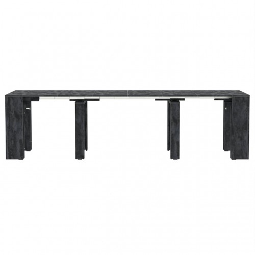 Обідній розсувний стіл Неман ПІТОН Люкс Вугільний камінь