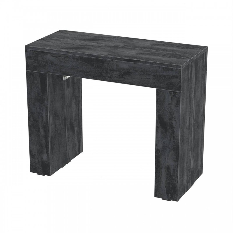 Обідній розсувний стіл Неман ПІТОН Люкс Вугільний камінь