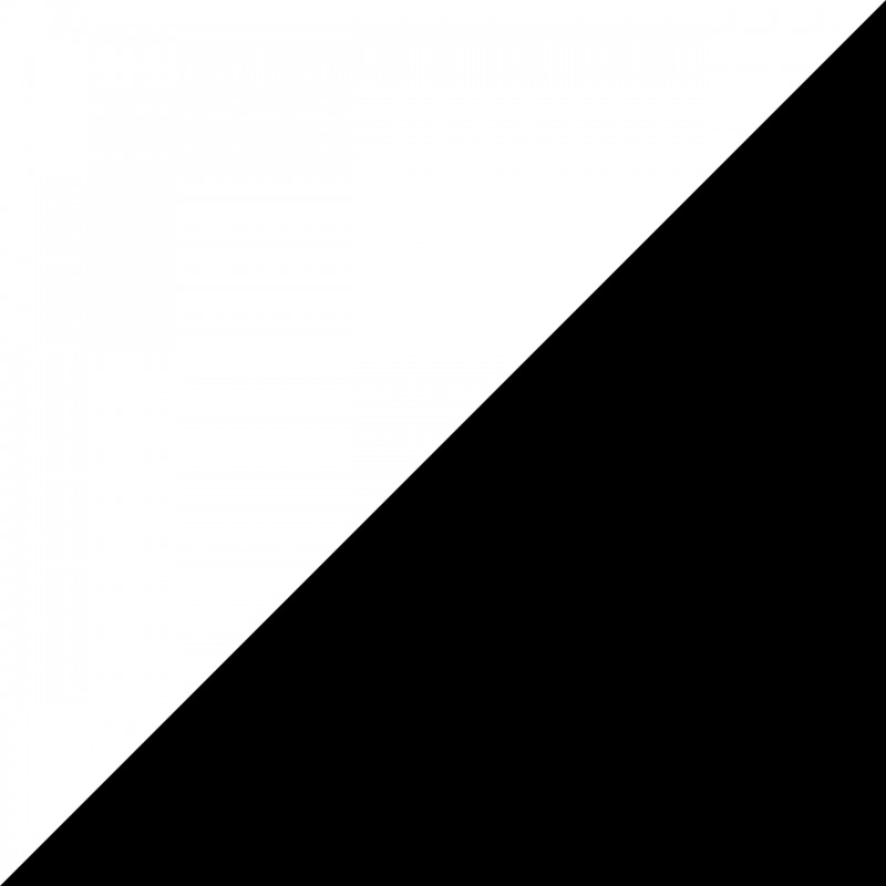 Обідній розсувний стіл Неман ТРІОН МДФ Білий/Чорний глянець