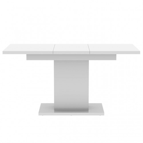 Обідній розсувний стіл Неман ТВІСТ МДФ Білий глянець